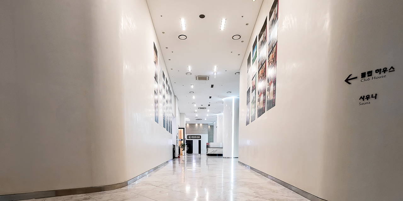 클럽하우스 가는 길